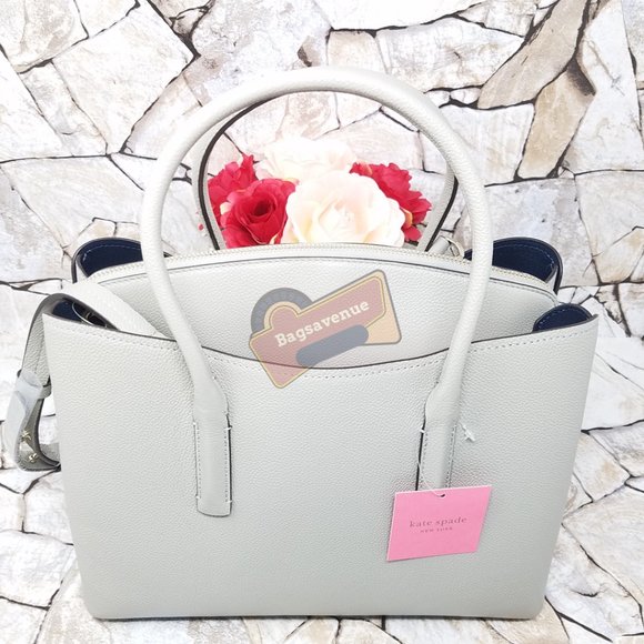 True Taupe Margaux Large Satchel Kate Spade - Picture 11 of 12